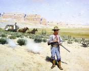亨利 法尔尼 : Defending the Stagecoach
